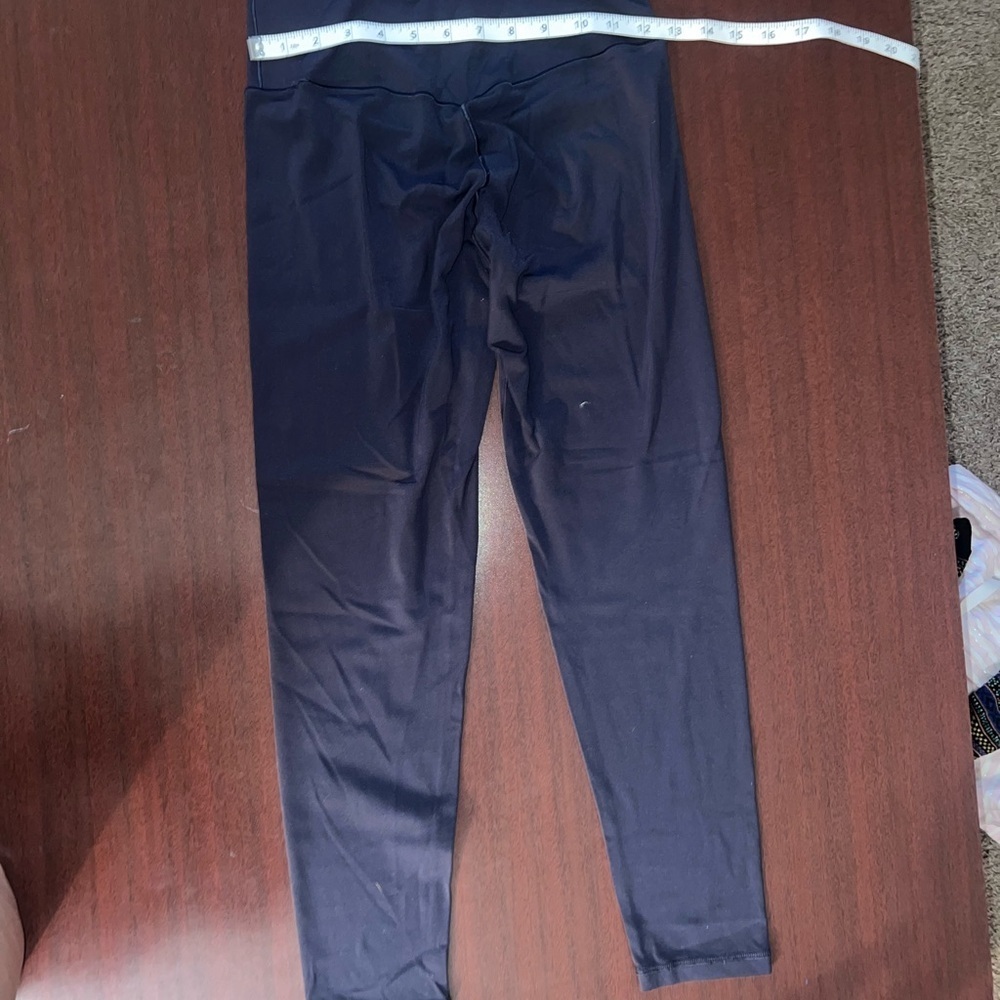 Aerie dark grey High-Waisted Leggings 7/8 - Picture 4 of 5